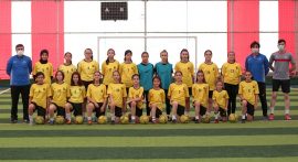 Bolu'da futbolcu kızlar performanslarıyla göz dolduruyor