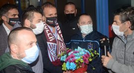 Abdullah Avcı Trabzon'da coşkuyla karşılandı