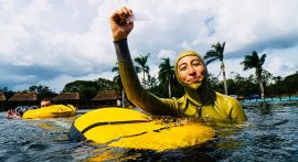Serbest dalışçı Fatma Uruk'tan 3 günde 3 dünya rekoru