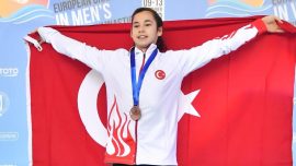 Milli Cimnastikçi Derin Tanrıyaşükür bronz madalya kazandı