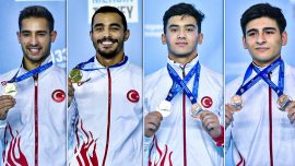 Milli cimnastikçilerimiz tarih yazdı