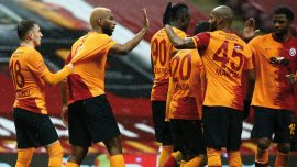 Galatasaray'dan 6 gollü galibiyet