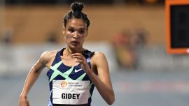 Etiyopyalı Gidey'den kadınlar 10 metre dünya rekoru