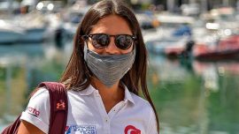 Milli sörfçü Dilara Uralp İspanya'da ikinci oldu