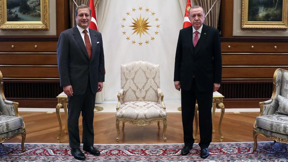 Cumhurbaşkanı Erdoğan, Burak Elmas’ı kabul etti