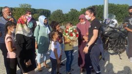 Nuray Levent'e coşkulu karşılama