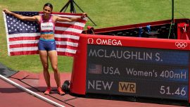 ABD'li Mclaughlin dünya rekoru kırdı