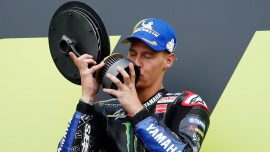 MotoGP Büyük Pritanya Grand Prix'sinde zafer Quartararo'nun