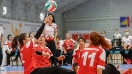 Avrupa Oturarak Voleybol Şampiyonası Antalya'da başladı