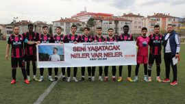 Selde kaybolan futbolcuyu Karabük'teki takım arkadaşları unutmadı