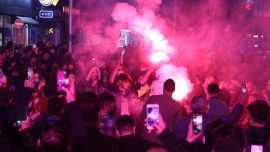 Trabzon'da galibiyet sevinci