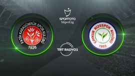 Fatih Karagümrük Rizespor'u ağırlayacak