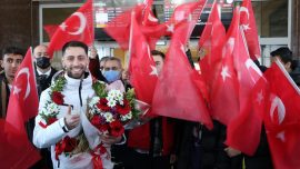Fatih Arda İpcioğlu Erzurum'da coşkuyla karşılandı