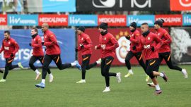 Galatasaray'da Göztepe maçı hazırlıkları sürüyor