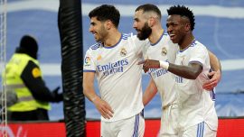Lider Real Madrid sahasında farklı kazandı