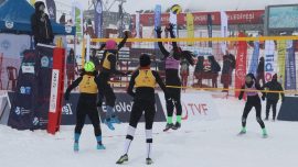 CEV Kar Voleybolu Avrupa Turu Erciyes'te başladı