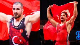 Feyzullah Aktürk Taha Akgül'den altın madalya