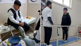 Geçirdiği kaza genç futbolcuyu yıldırmadı