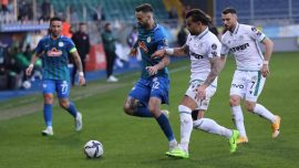 Rize'de 3 gol, 2 kırmızı kart