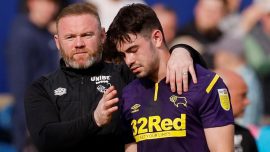 Rooney'nin çalıştırdığı Derby County küme düştü