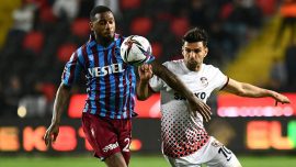Süper Lig'de Trabzonspor'un liderliği devam etti