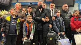 Ukraynalı 131 sporcu Trabzon'a geldi