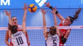 A Milli Kadın Voleybol Takımı İtalya'yı 3-0 mağlup etti