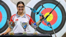 İki rekor sahibi genç okçu Sıla'nın yeni hedefi dünya şampiyonası