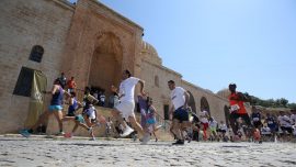 Mardin'de Uluslararası Mardin Abbara Koşusu yapıldı