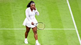 Serena Williams Wimbledon'a veda etti