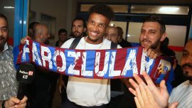Trabzonspor'un transfer görüşmesi yaptığı Gbamin, Trabzon'a geldi