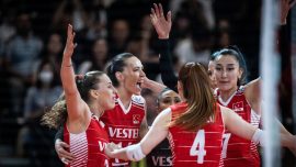 A Milli Kadın Voleybol Takımı, Dünya Şampiyonası'nda çeyrek finale yükseldi