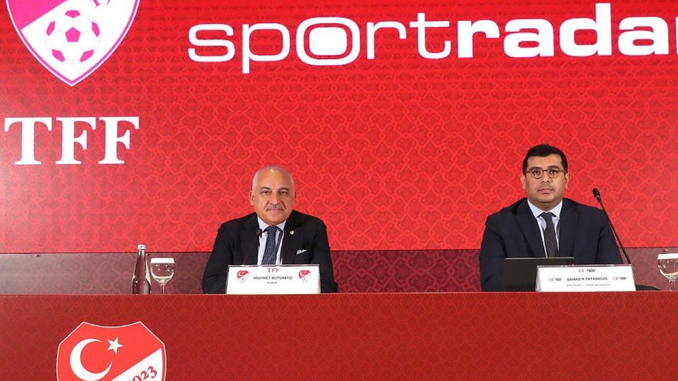 TFF ile Sportradar firması iş birliğine imza attı