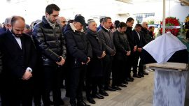 Süleyman Hurma'nın annesi son yolculuğuna uğurlandı