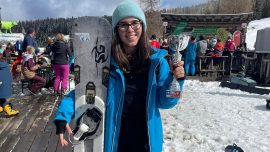Milli snowboardcu Nisa Özsoy Avusturya'da bronz madalya kazandı