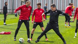 Samsunspor'da Hüseyin Eroğlu Süper Lig yolunda iddialı