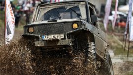 Düzce'de off-road sporcuları afet gönüllüleri için yarıştı