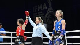Milli sporcular Dünya Büyükler Muaythai Şampiyonası'nda finale yükseldi