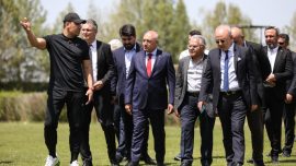 TFF Başkanı Mehmet Büyükekşi'den Kayserispor'u ziyareti