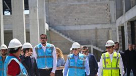 Gençlik ve Spor Bakanı Bak Basketbol Gelişim Merkezi'nde incelemelerde bulundu