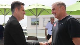 Hüseyin Eroğlu Stefan Kuntz'u ziyaret etti