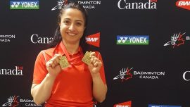 Milli para badmintoncu Emine Seçkin 2 altın madalya kazandı