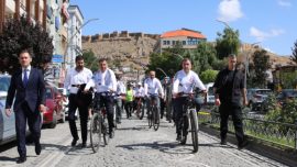 Bayburt'ta "1. Dede Korkut Bisiklet Festivali" başladı