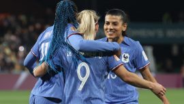 Fransa Fas'ı 4-0 gibi farklı bir skorla mağlup ederek çeyrek finale yükseldi