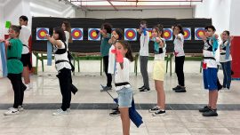 Minik okçular Mete Gazoz'u örnek alıyor