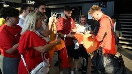 A Milli Futbol Takımı Hollanda'da