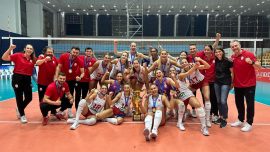 Balkan Kupası'nda şampiyon Galatasaray Kadın Voleybol Takımı