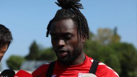Samsunspor'un santrforu Dimata: Hedefim Avrupa'nın en iyi forvetlerinden biri olmak