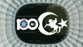 Adana Demirsporlu futbolculardan "Cumhuriyet valsi"