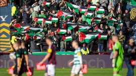 Celtic taraftarı Filistin'e desteğini sürdürdü